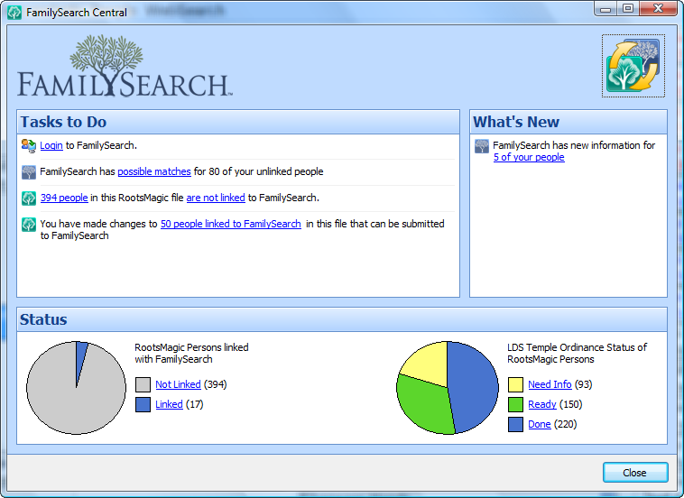 RootsMagic 4 Unwrapped New FamilySearch