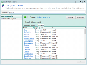 CountyCheck Explorer