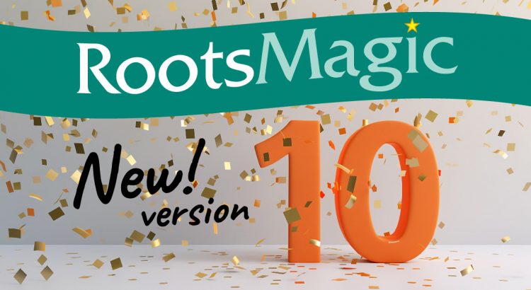 New! RootsMagic version 10