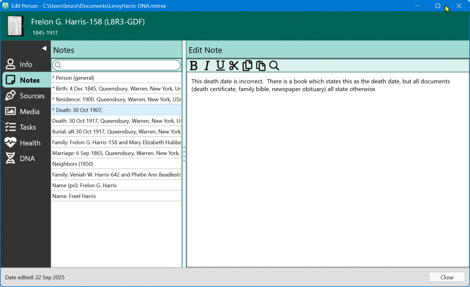 Better Editing in RootsMagic 11: Edit Screen Enhancements – RootsMagic Blog